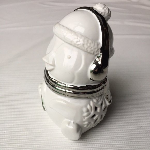 GC Naturals Ceramic Winter Penguin Potpourri Fragrance Sachet Holder Christmas - Picture 2 of 12